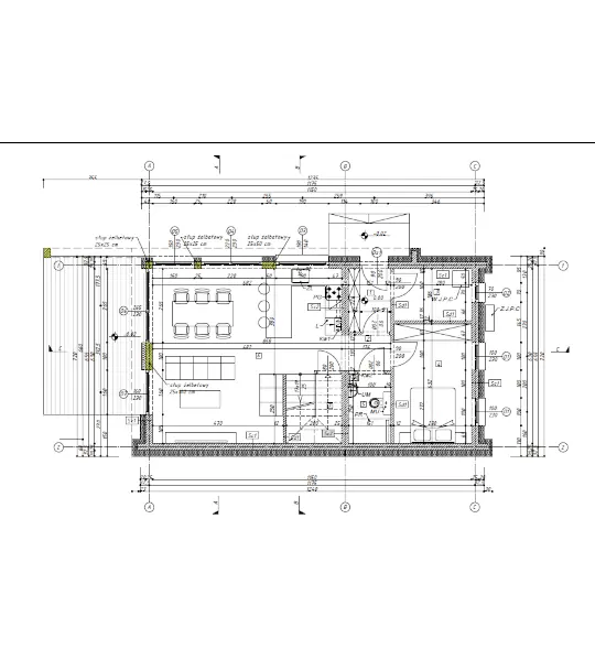 Słoneczne Pola — Rzut Parteru