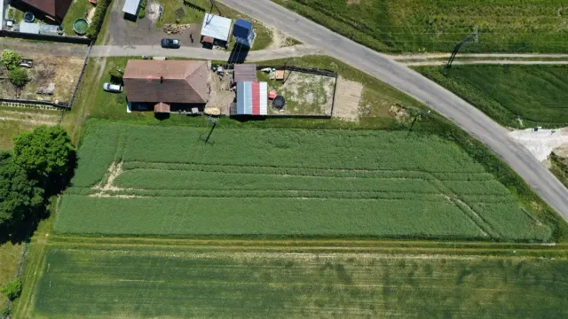 Zielony Zakątek — widok inwestycji działek budowlanych